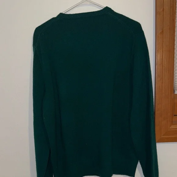 Polo by Ralph Lauren Men's Dark Green Crewneck Sweater - Picture 3 of 5